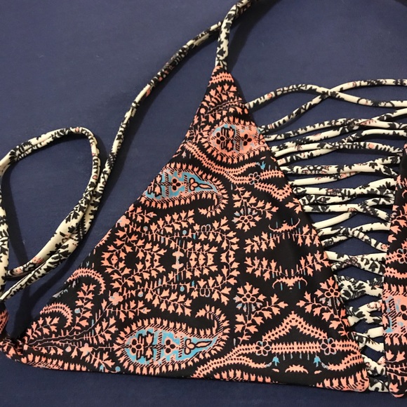 Gypsy bathing suit top. Size XS. Paisley pattern. - Picture 2 of 3